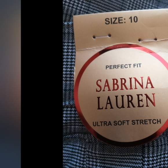 NWT | Sabrina Lauren Plaid Pen Shirt Size 10 - Picture 10 of 10